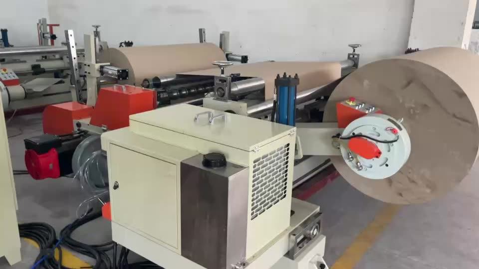Jumbo Paper Roll Slitter Rewinder With Auto Edge Correction Paper