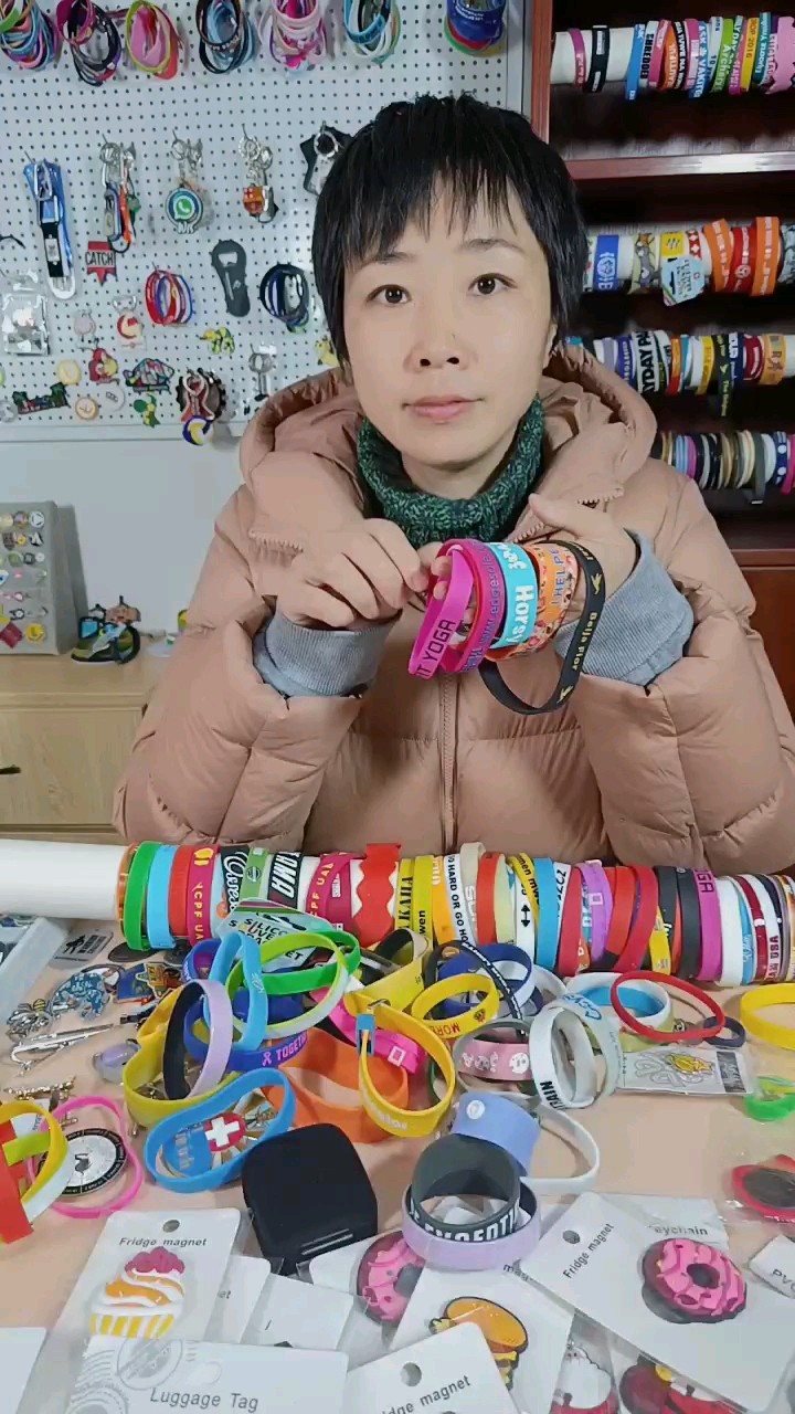 High Quality Custom Silicone Bracelets Diy Rubber Wristbands With