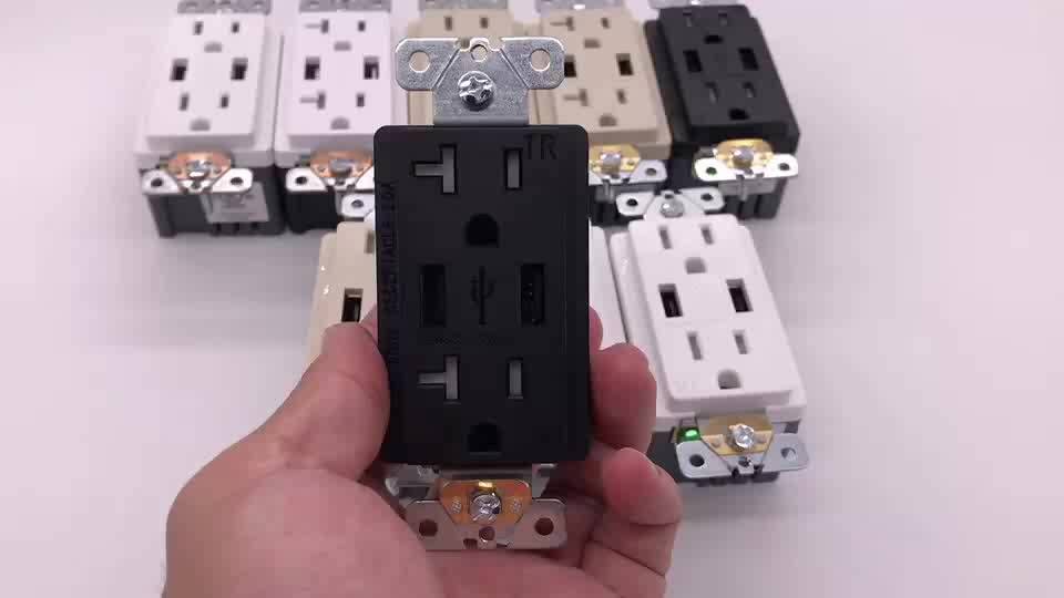 American Standard Gfci Outlet 120v 60hz 15a Gfci Receptacle Tamper