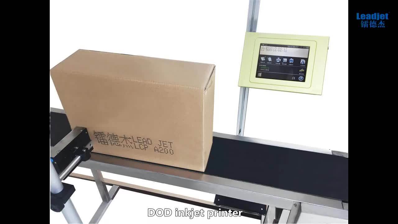A100 Large Character Permanent Ink Jet Printer For Carton Printing