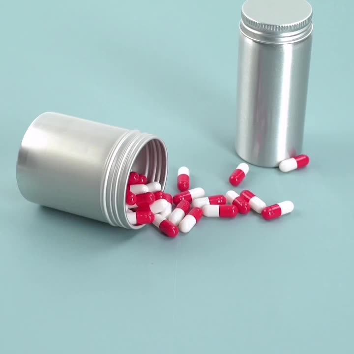 180ml 180cc Health Care Product Aluminum Pill Bottles Can Tablet