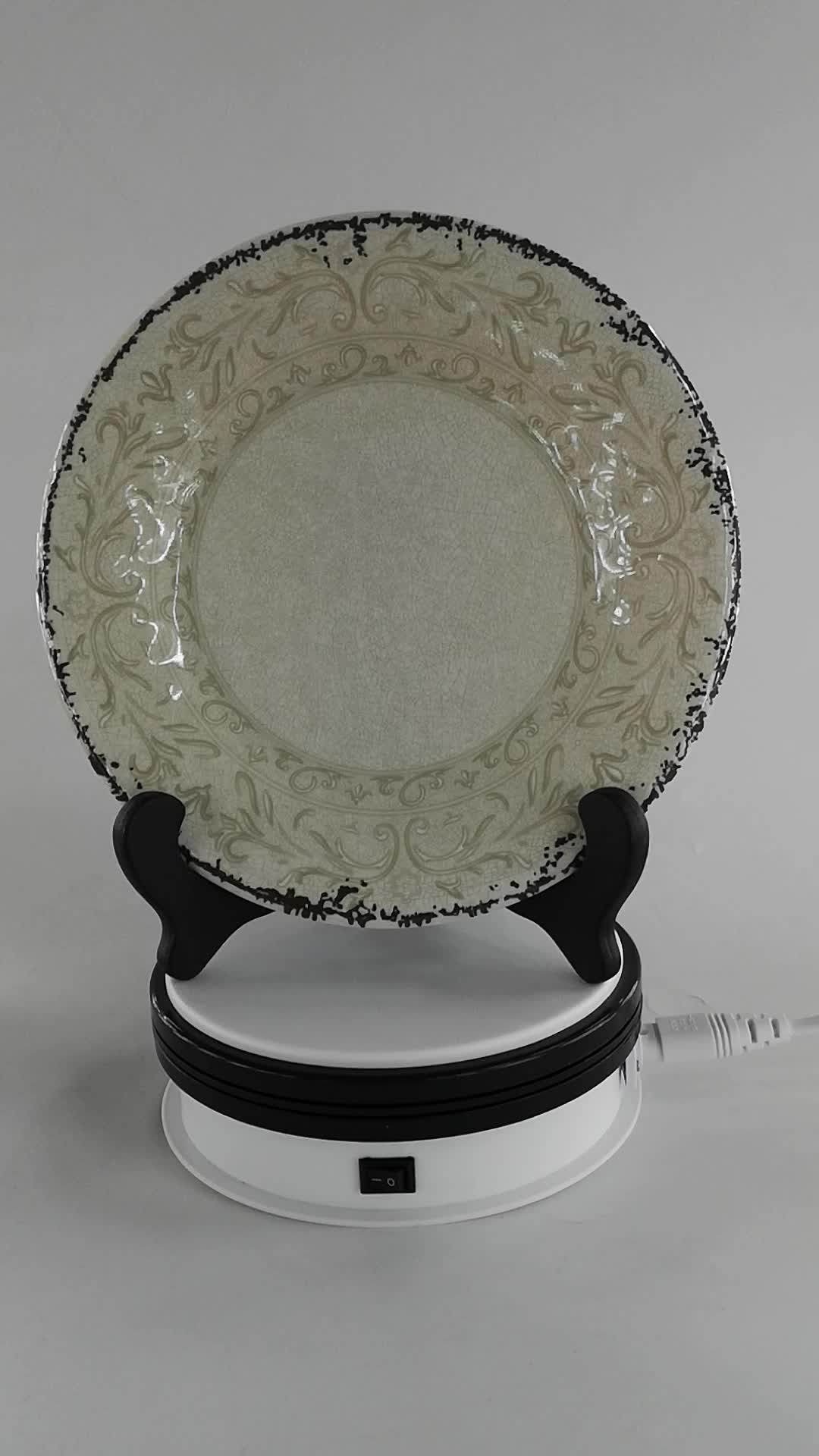 9" Round Dinner White Melamine Plates Buy Bulk White Dinner Plates
