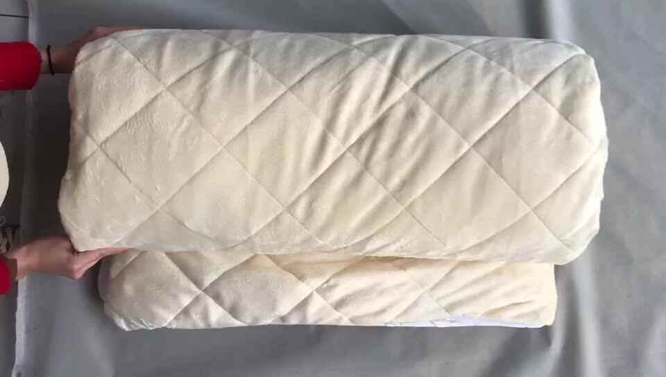 Polyester Fabric Weighted Throw Blanket 20lbs/25lbs Queen/king - Buy
