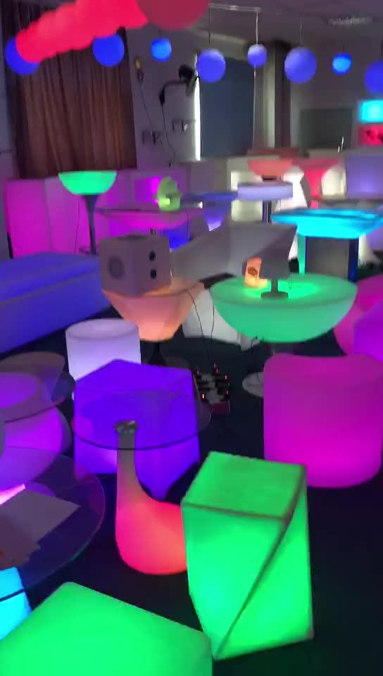 Manufacturer Led Outdoor Furniture Modern Rgb 16 Colors Led