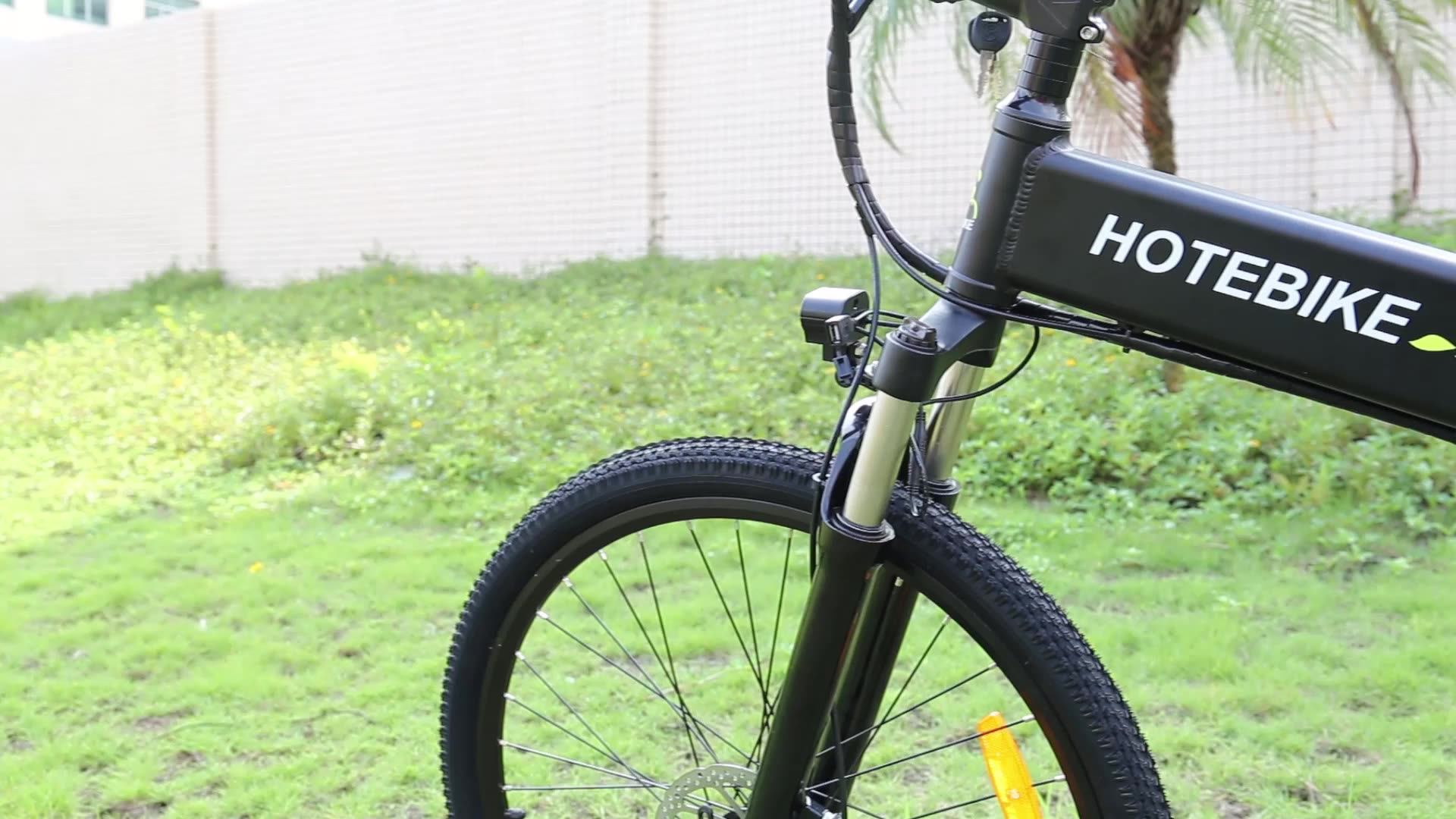 21 Speed Aluminum Frame Folding Electric Mountain Bike Foldable Bike