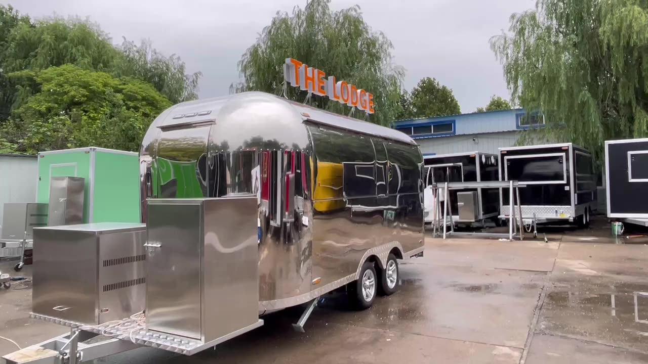 Tune Electric Food Trucks Concession Food Trailer Mobile Kitchen Food