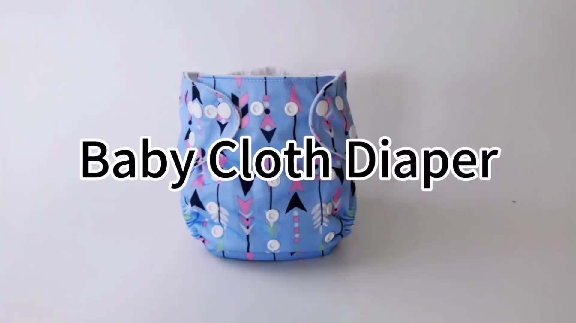 Ecofriendly Cloth Reusable Baby Washable Diapers Baby Cloth Diapers