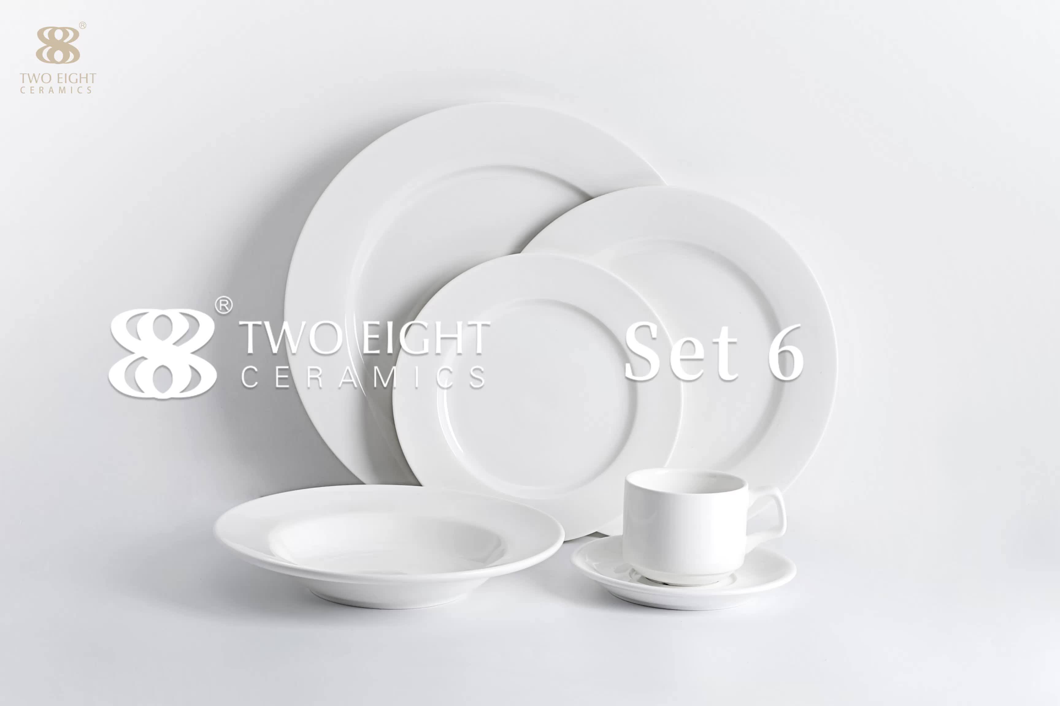 China Guangzhou Imported Royal Unbreakable Crockery Porcelain