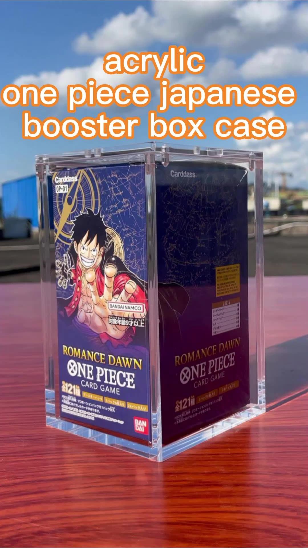 Ray Yi Custom Wholesale Acrylic One Piece Trading Card Game Booster Box