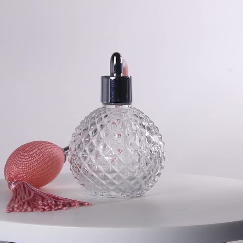 Custom 100ml Vintage Ball Shape Diffuser Hanging Fancy Car Perfume