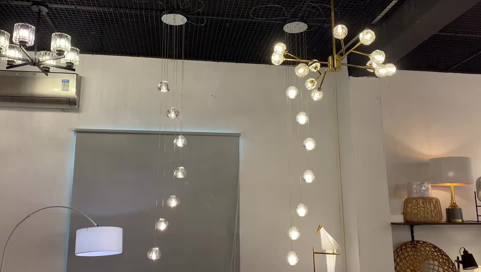 Nordic Cylinder Pendant Lamp Clear Glass Tube Modern Hanging Lights