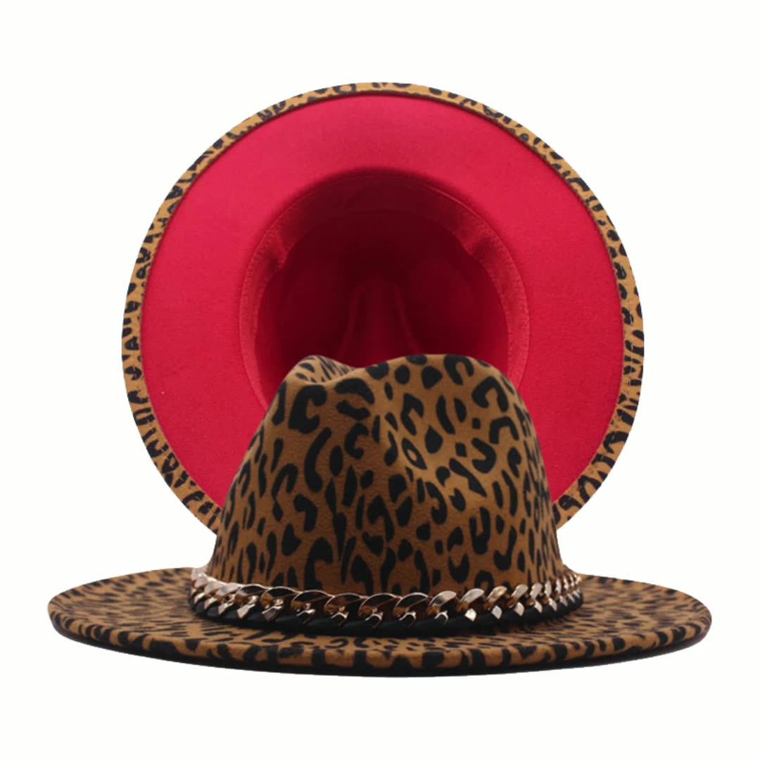 Fedora Hats Women Wholesale New Designer Fadora Hat Womens Wool Wide Brim Fedora 2 Two Tone Hats