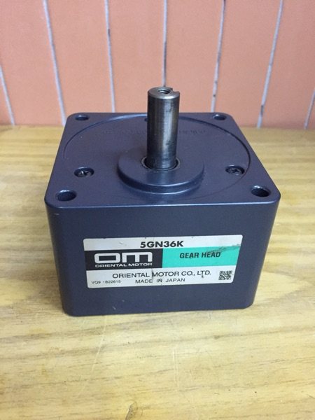 Japan Eastern motor 5GN36K reducer can be matched with GN type OM motor unpacking spot