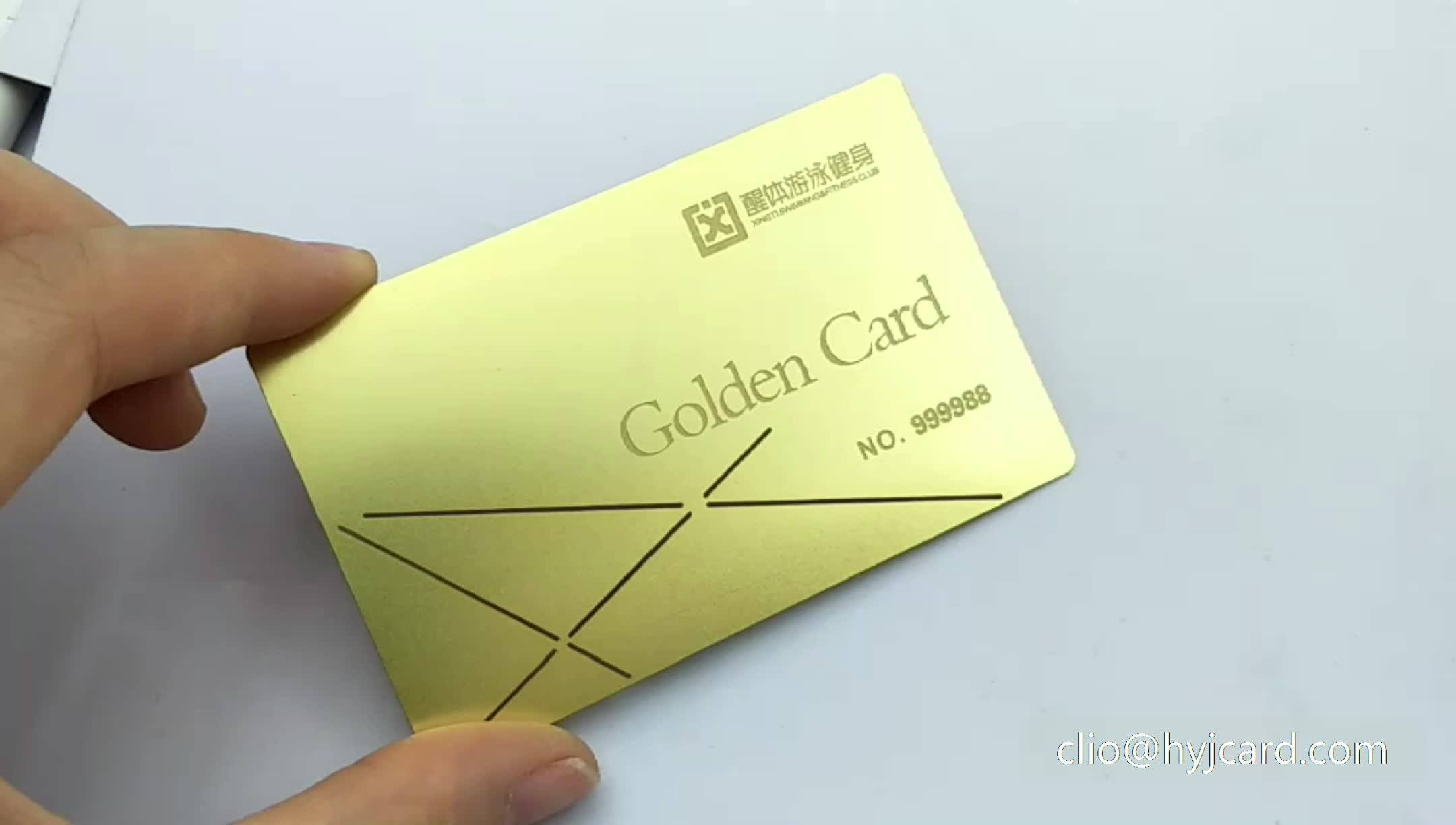 Cheap Customized Metal Name Card Stainless Steel Blank Metal Business