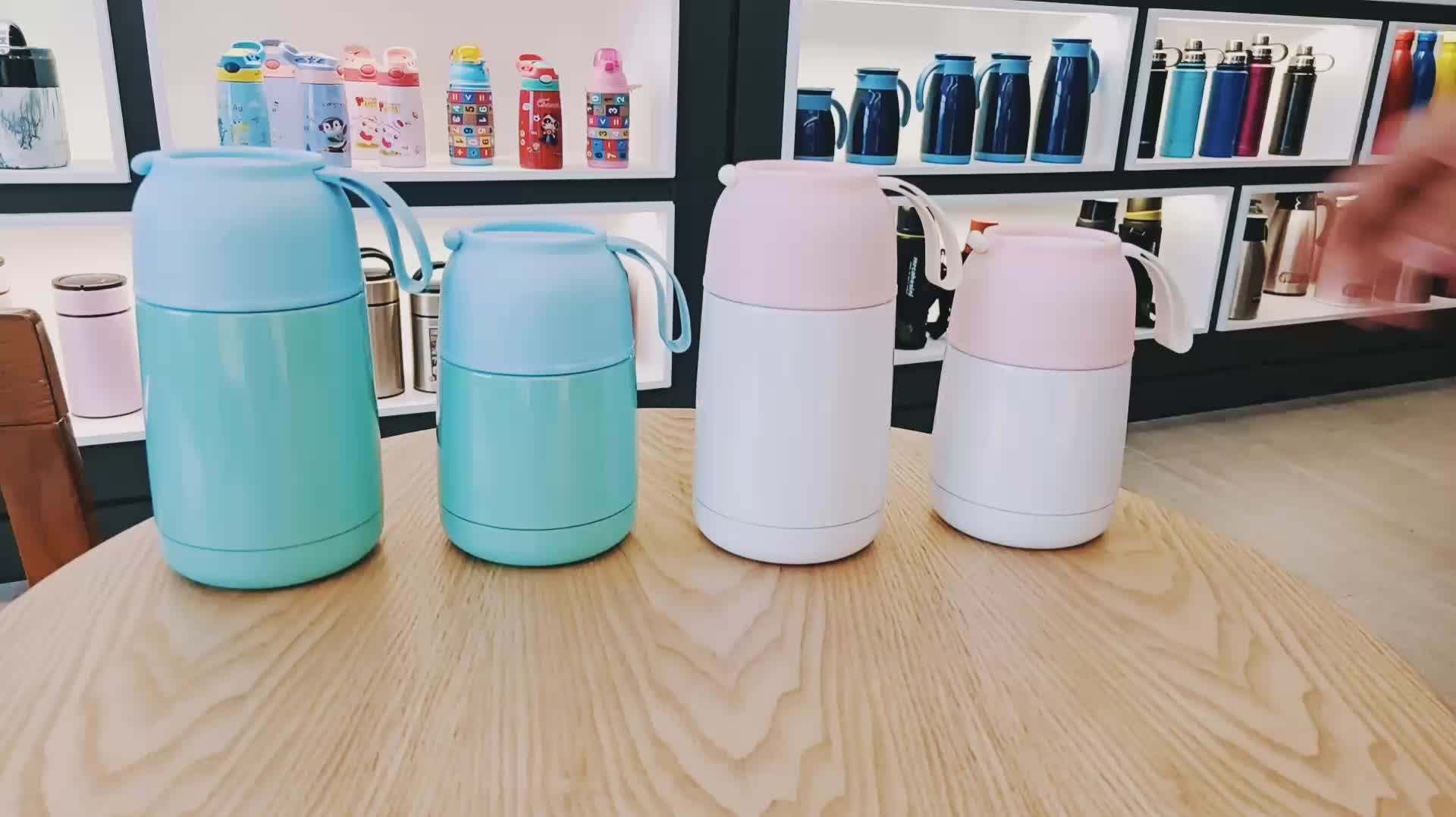 Food Jar Insulated Lunch Vacuum Bottle Containers Stainless Steel