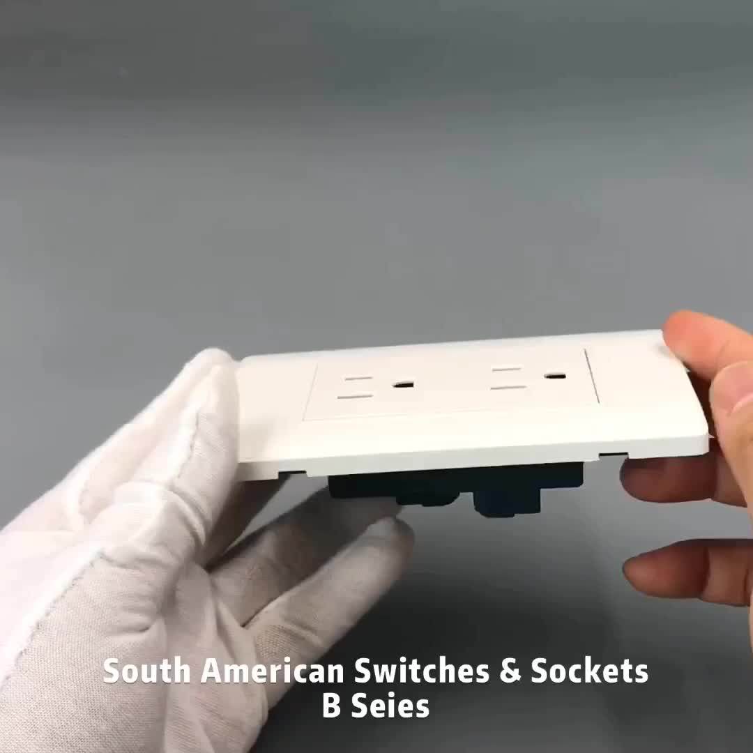 Pc Flame Retardant Socket Outlet 6pin Dubai Electric Wall Switch 110v Buy Dubai Electric Wall