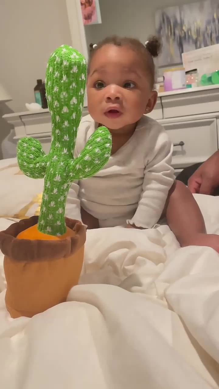 Dancing Cactus Repeat Talking Toy Song Speaker Wriggle Dancing Sing ...