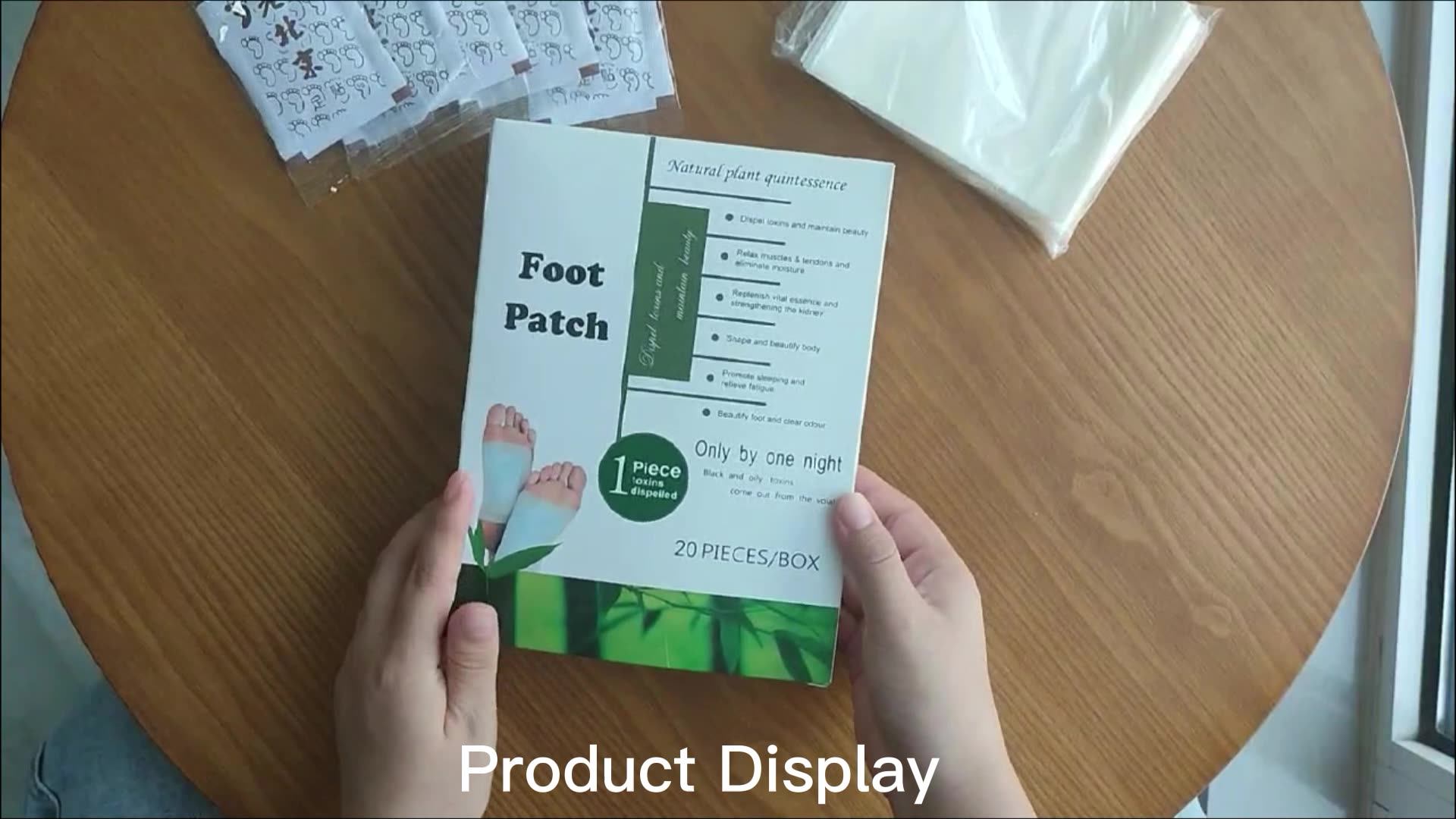 Cleansing Detox Foot Pads Pied Diabetic Ginger Deep Cleaning Foot Patch