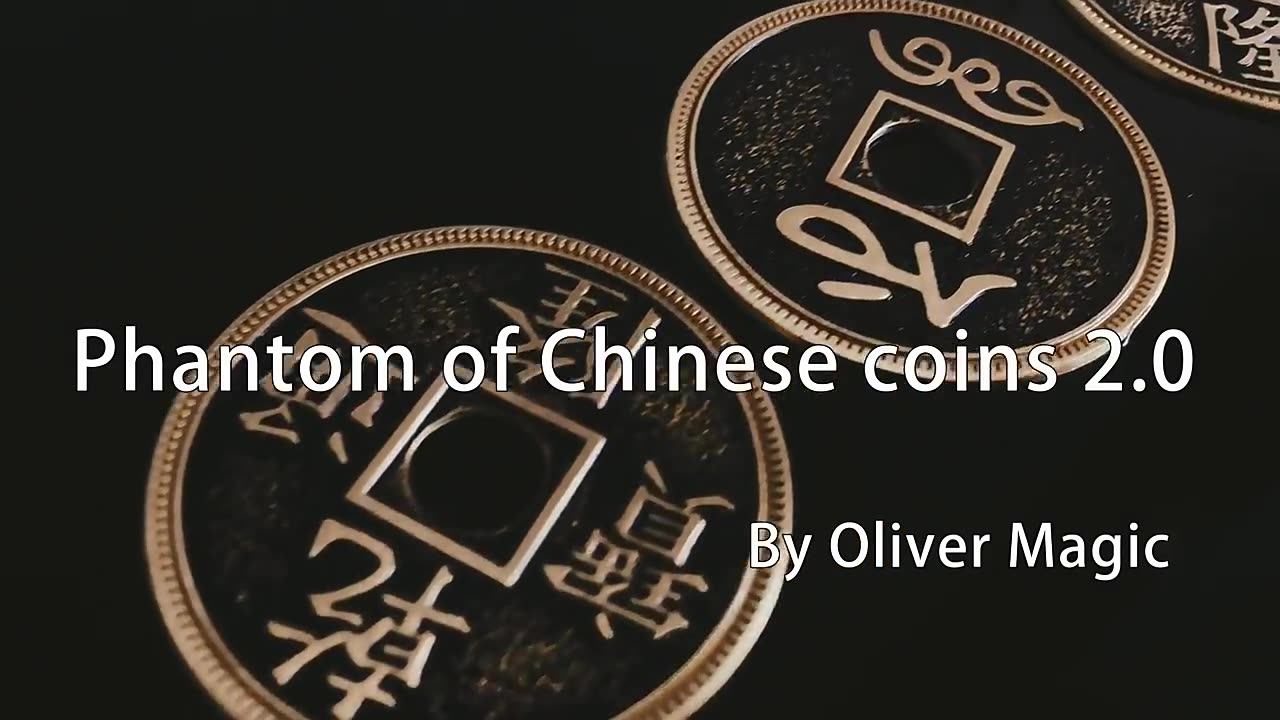 Phantom of Chinese Coins 2.0 Magic Tricks Coin Appear Color Change 