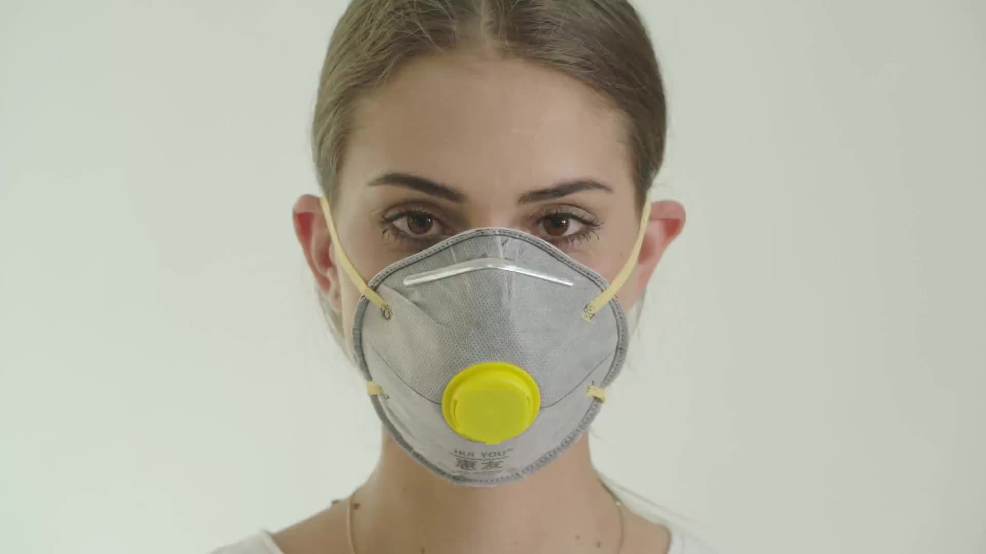 White Color Cup Shape Dust Half Face Mask With Air Filter Buy Air