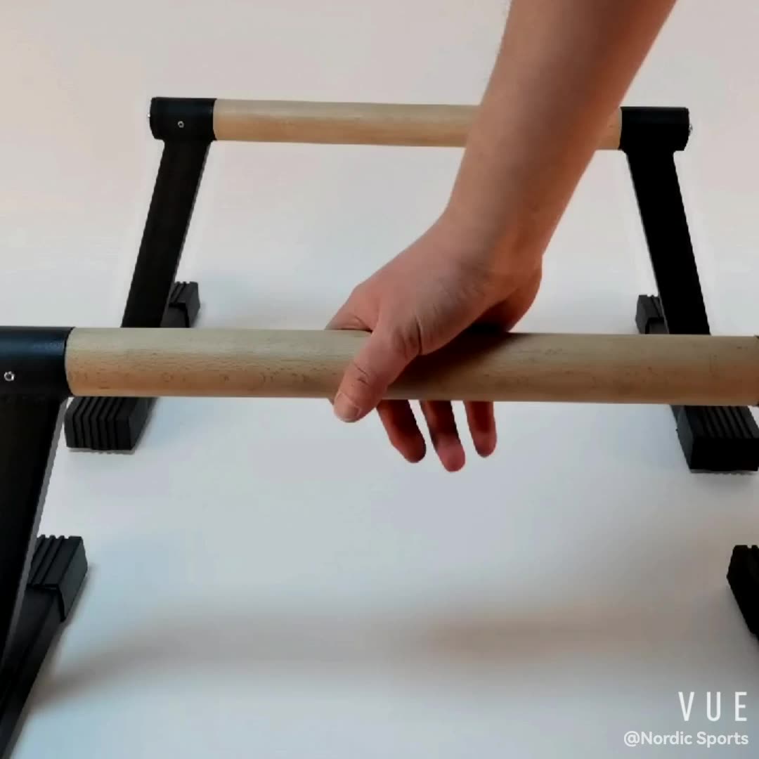 Wood Parallettes Bars Dip Stands Or Push Up Stand For Crossfit And