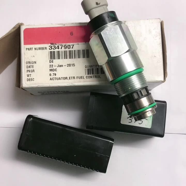 Genuine Cummins Qsk Etr Fuel Control Actuator 3347907 Buy 3347907