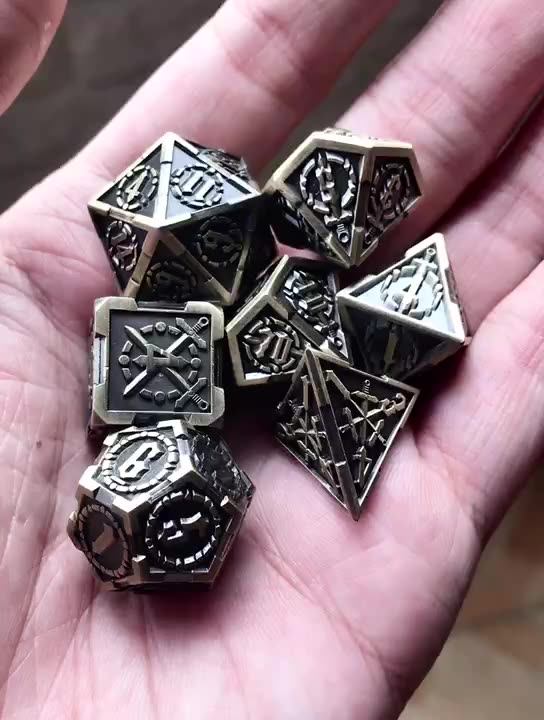 High Quality Knight Glory Volvo Dnd Custom Digital Metal Polyhedral