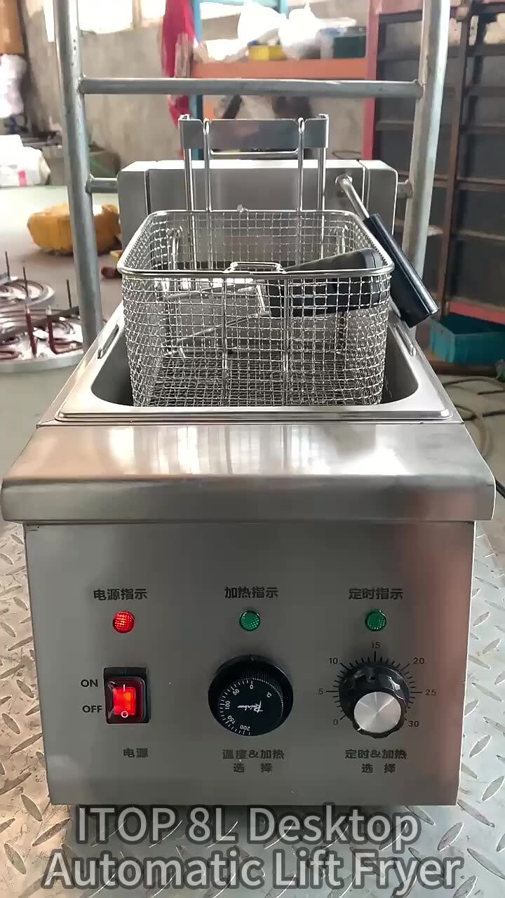 It-alf8l-m 8l Electric Fryer With Dual Basket & Mechanical Control