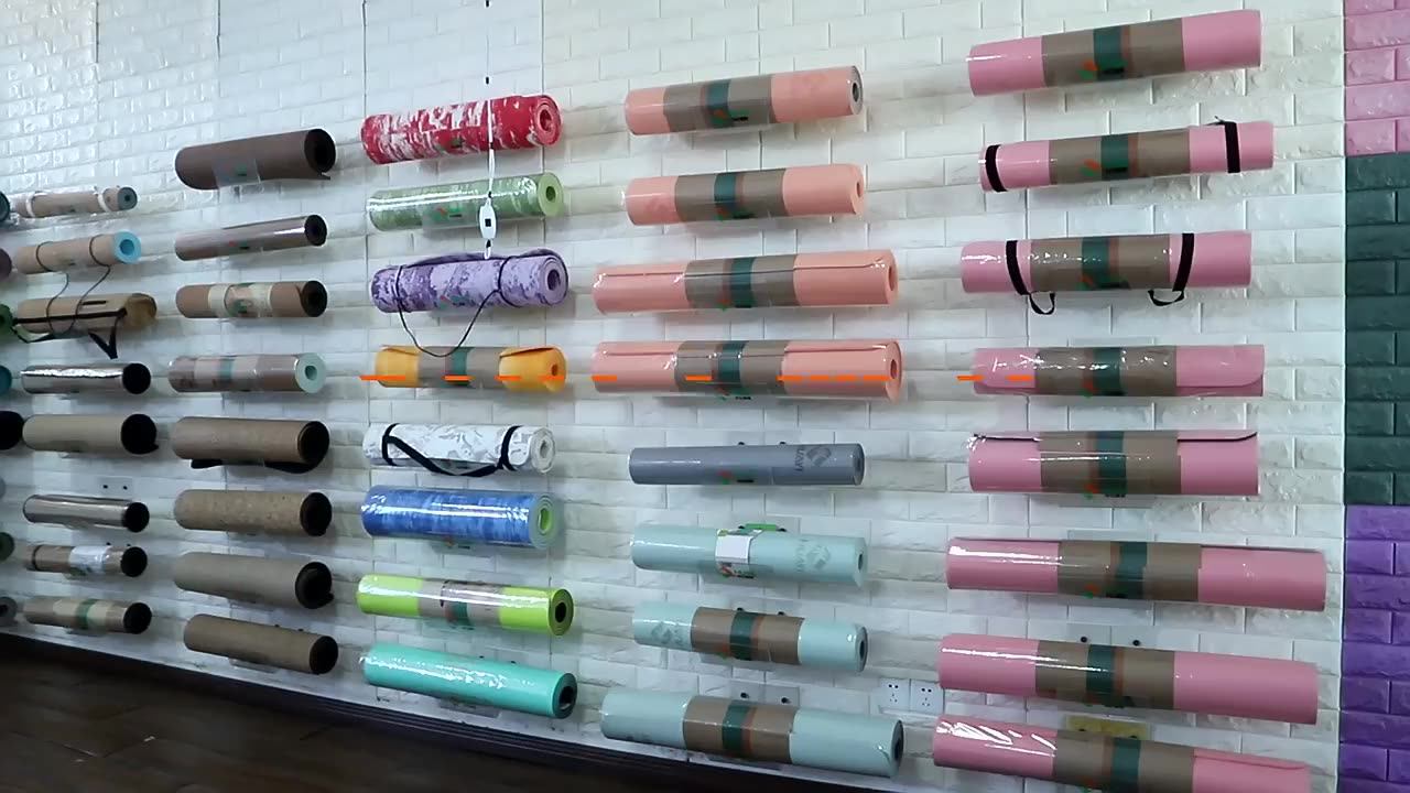 Dropshipping Tpe Yoga Matt De Yoga Sport Gym Yogamatt Anti Slip 6mm