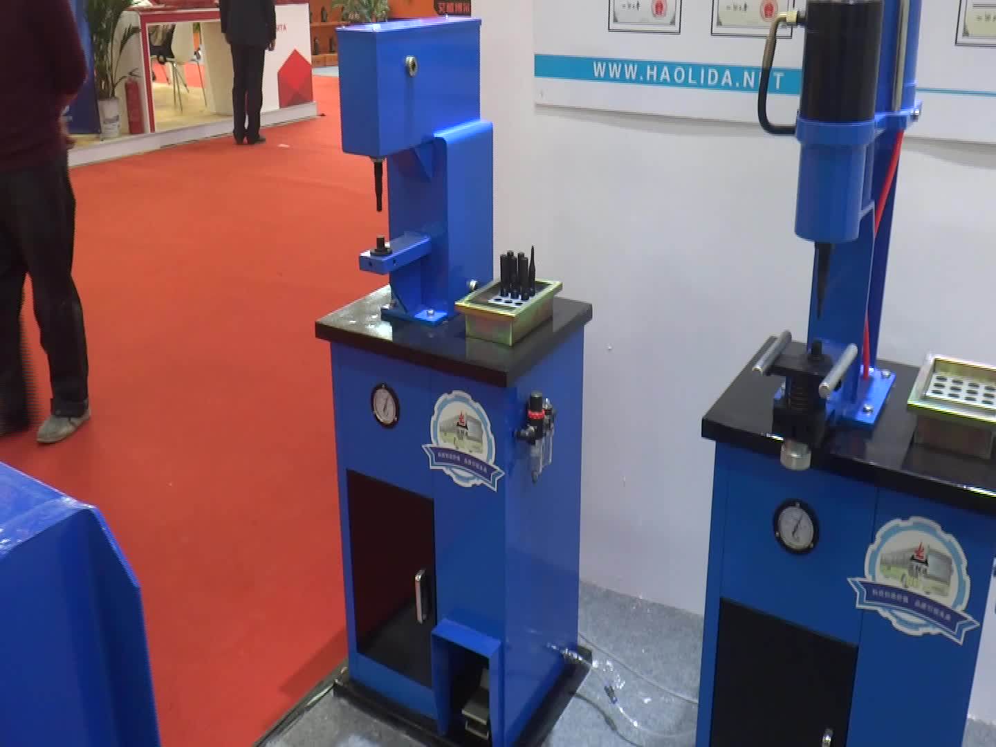 Factory Supply Pneumatic Brake Lining Rivet Machine for bus truck brake