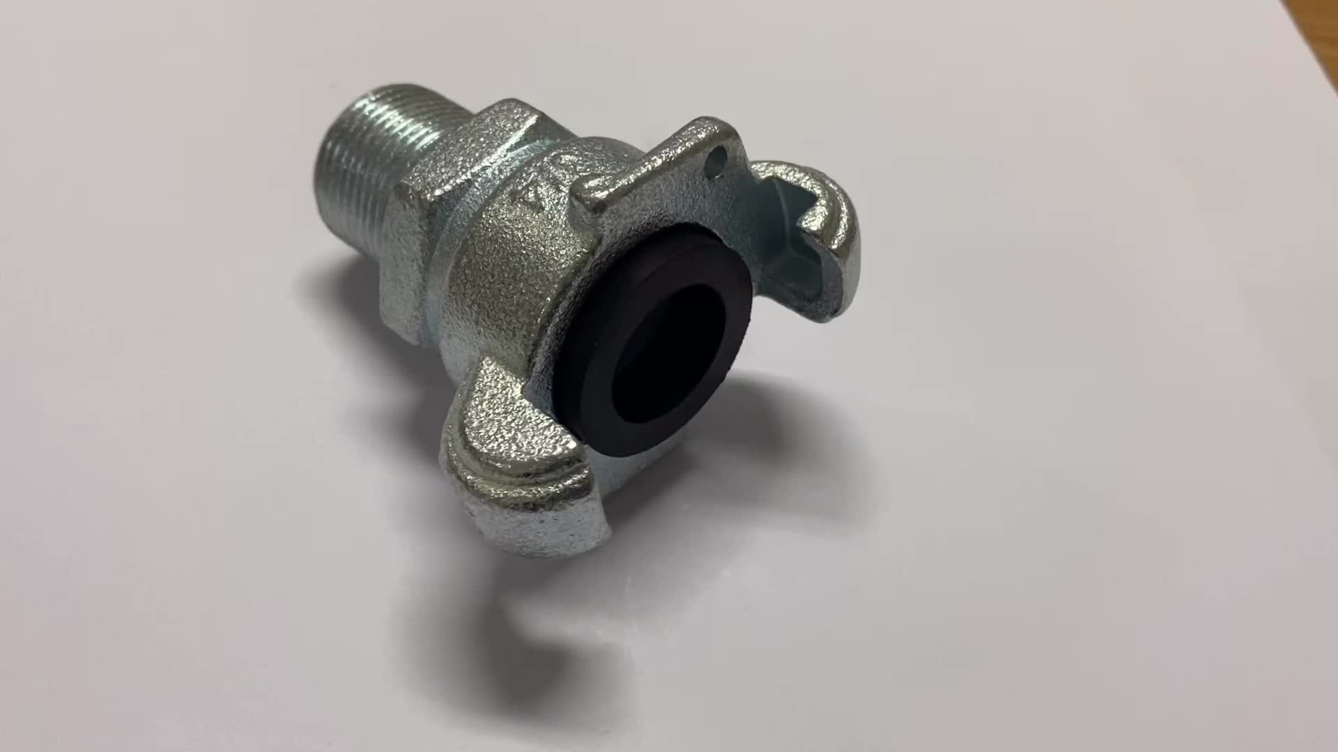 U.s Type 2 Lug Universal Chicago Coupling 1/2" Npt Male End Air Hose