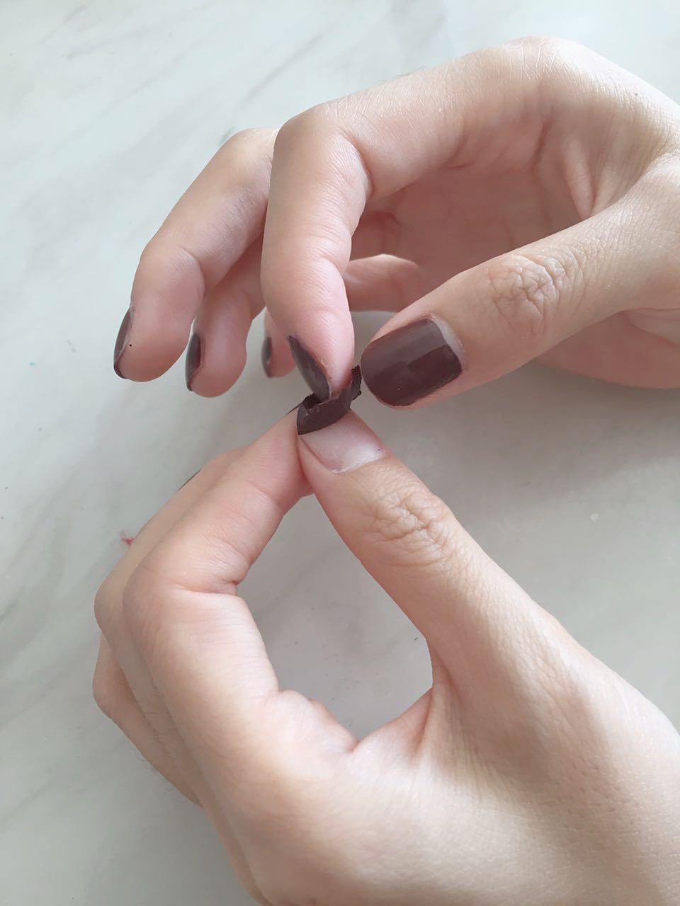健康可剥甲油 显白巧克力色质量怎么样，使用后测评,第8张