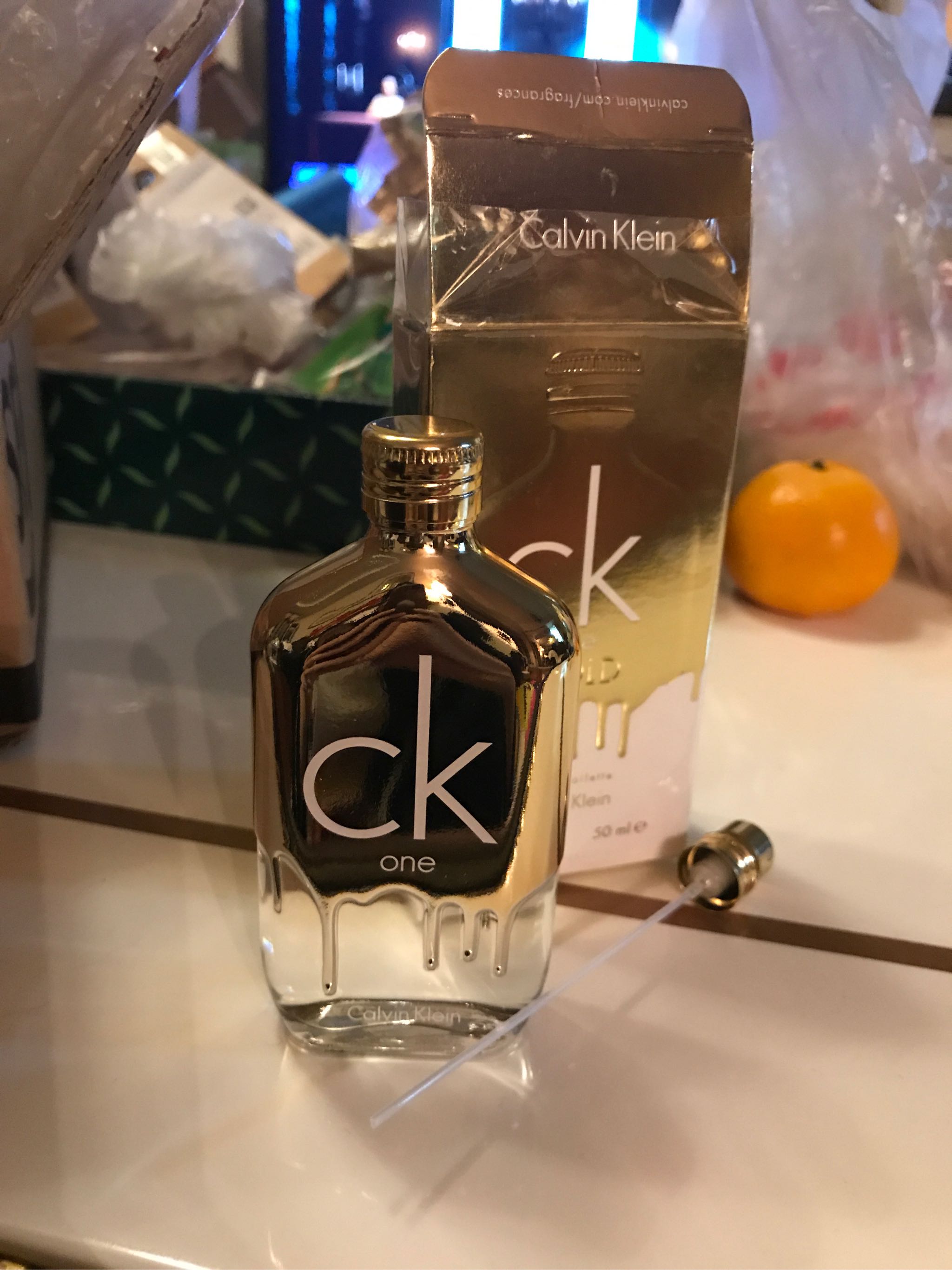 CK炫金限量版淡香水性价比真高，真实上手体验,第2张