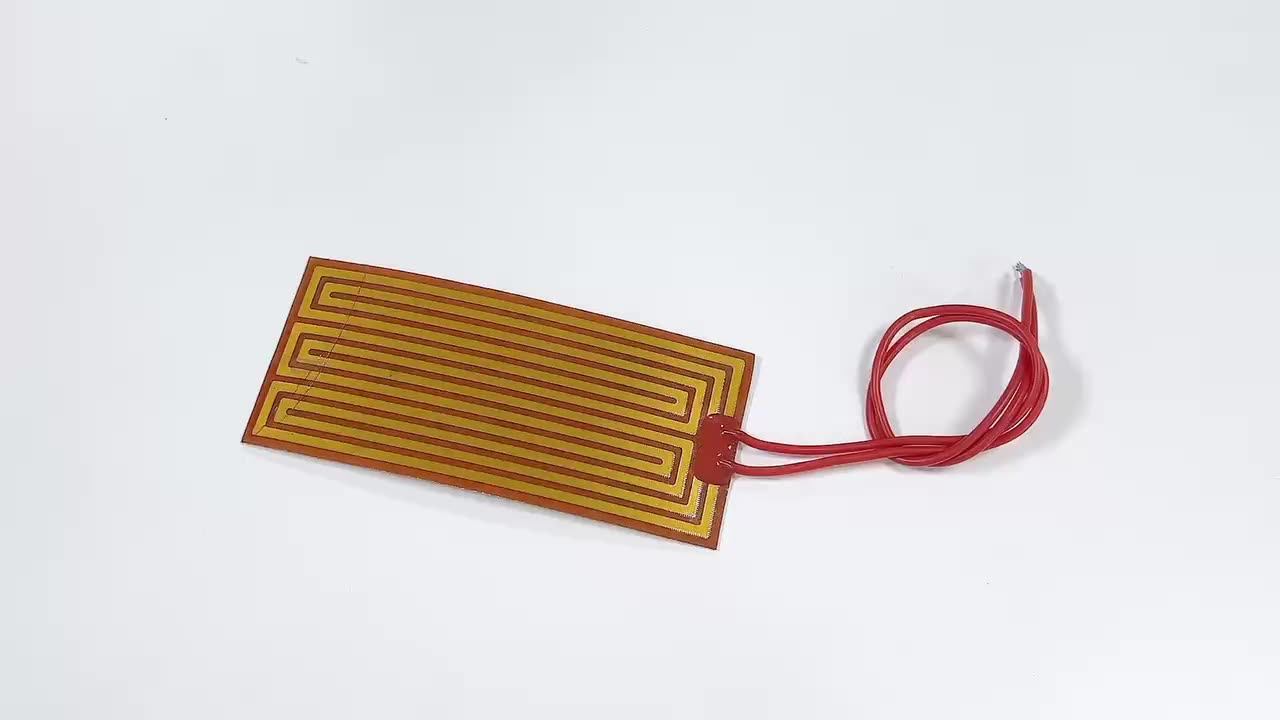 5v 6v 12v 24v Custom Shape Flexible Heating Element Polyimide Film