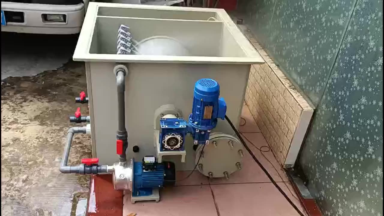 Qlozone Automatic Backwash Aquaculture Water Filtration Farm