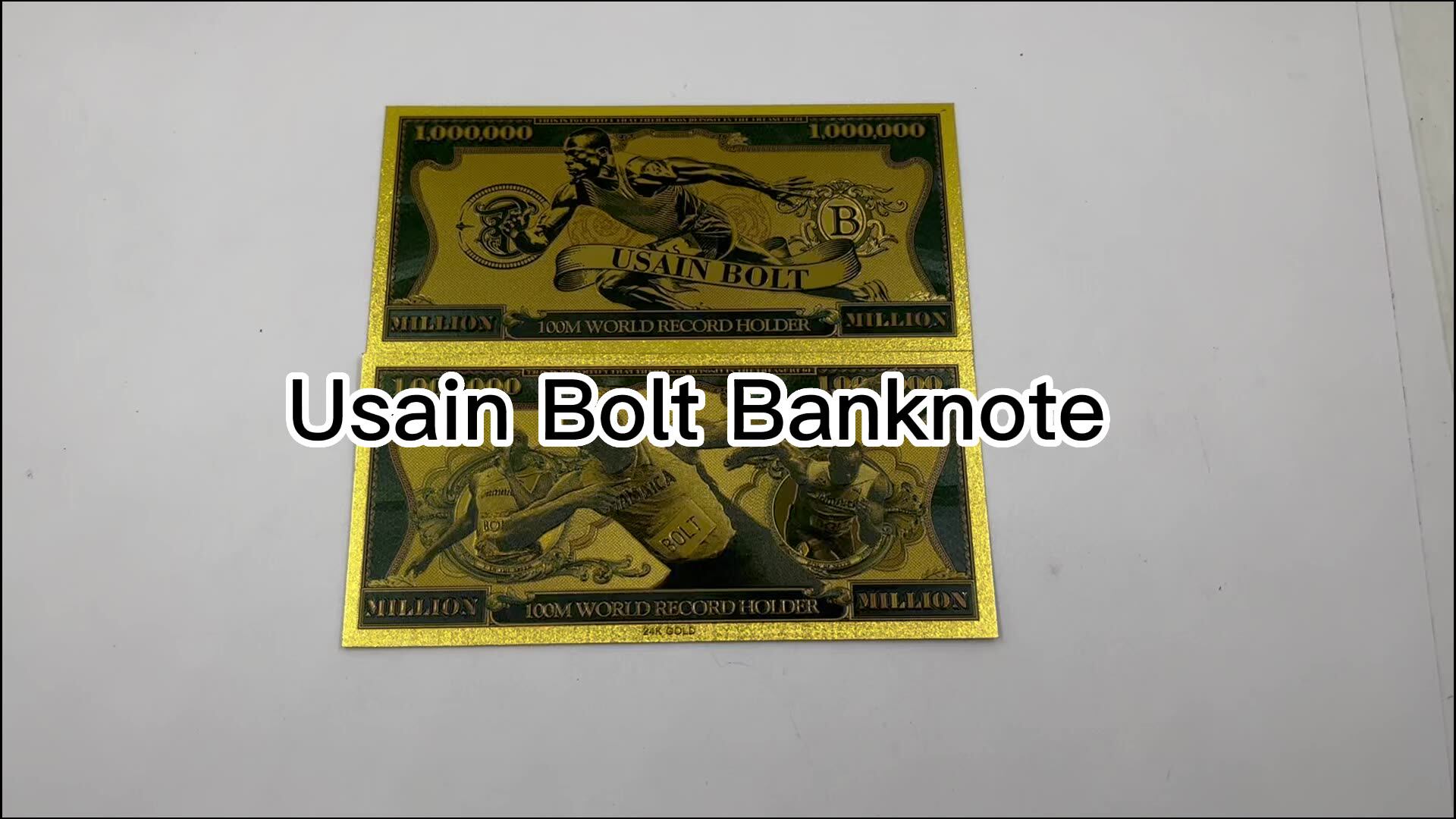 コレクション ラッキーカード アスリート ウサイン・ボルト 1ミリオン