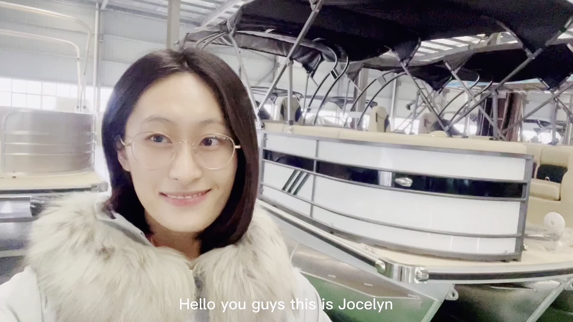 2023 Water Play Equipment New 25ft Luxury Aluminum Slide Pontoon Boats Float Double Decker