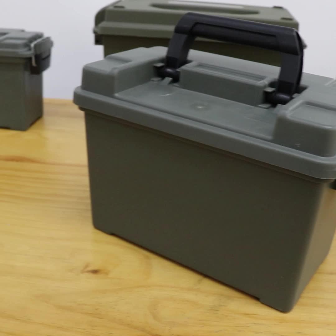 Ammunition Polypropylene Large Waterproof Hard Plastic Ammo Box