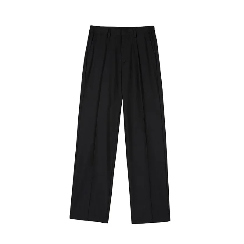 MYQ Drop Sense Pants Men's Summer Korean Style Fashionable All-match Casual Pants Straight-leg Loose Suit Long Pants