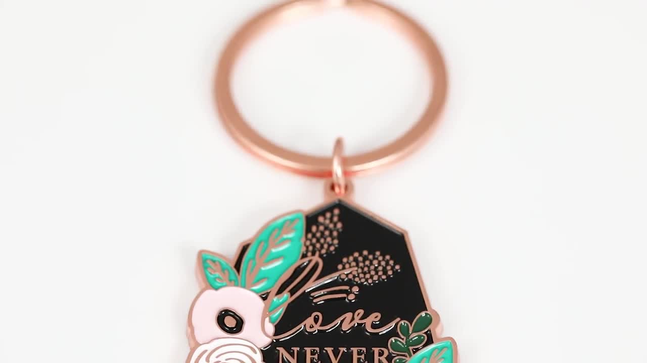 Wholesale Promotional Innovative Keychain No Minimum Custom Coffee Cups Logo Metal Coffee