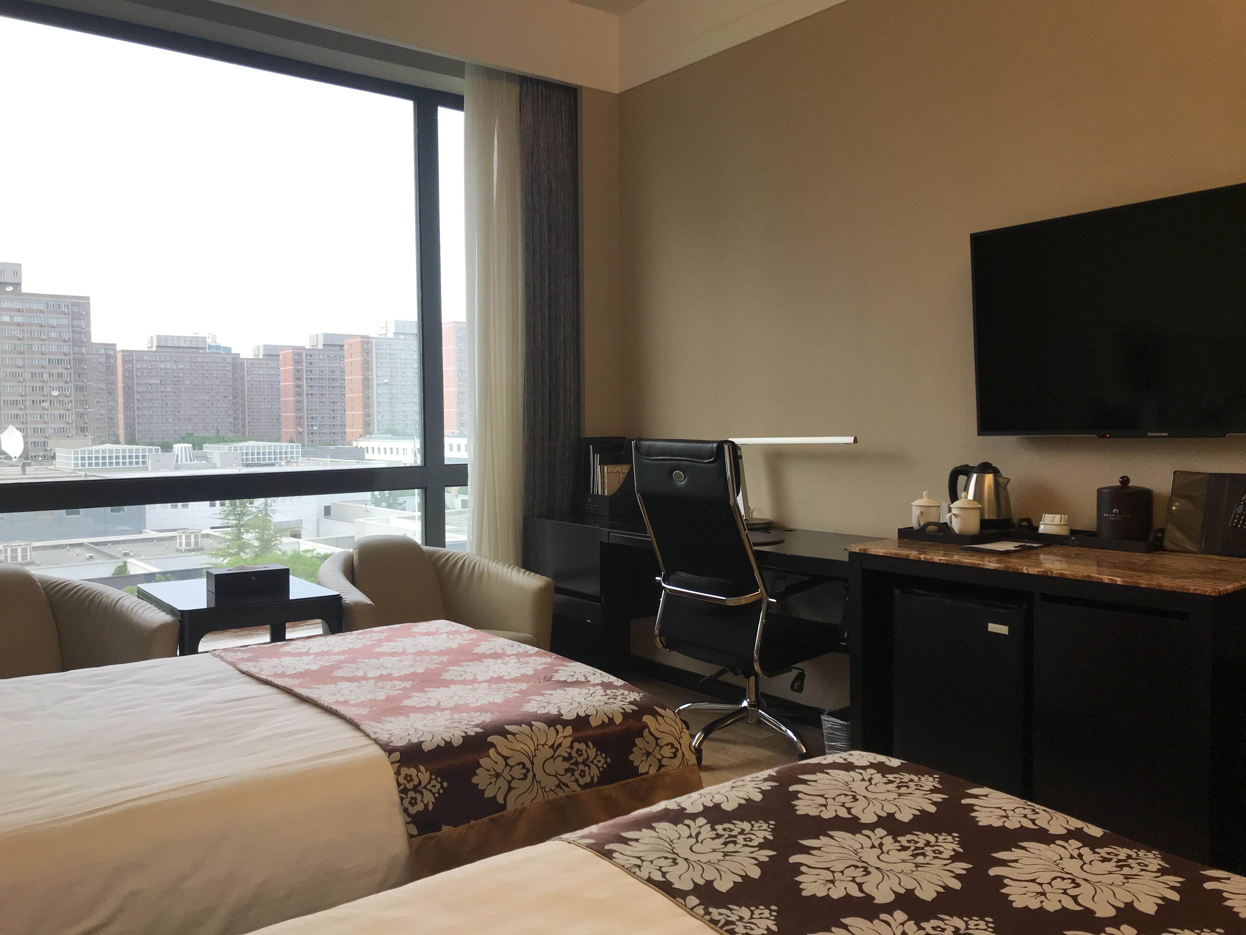 Beijing Oga Art Gallery Hotel Landscape Business Double Bed Room