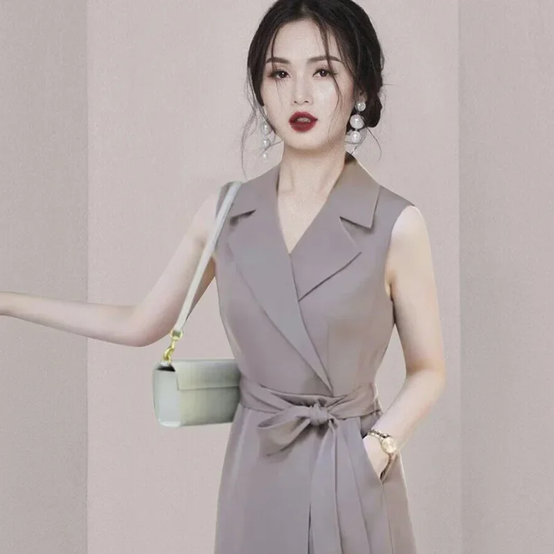 Đầm maxi nữ thắt eo tay loe ren viền cổ — Màu như ảnh