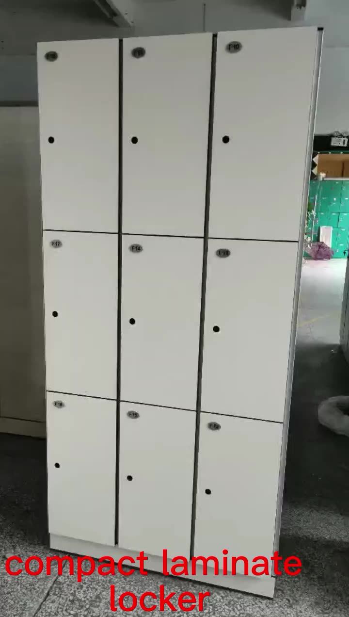 Hpl Locker 2 Door Wooden Locker Dampproof Durable