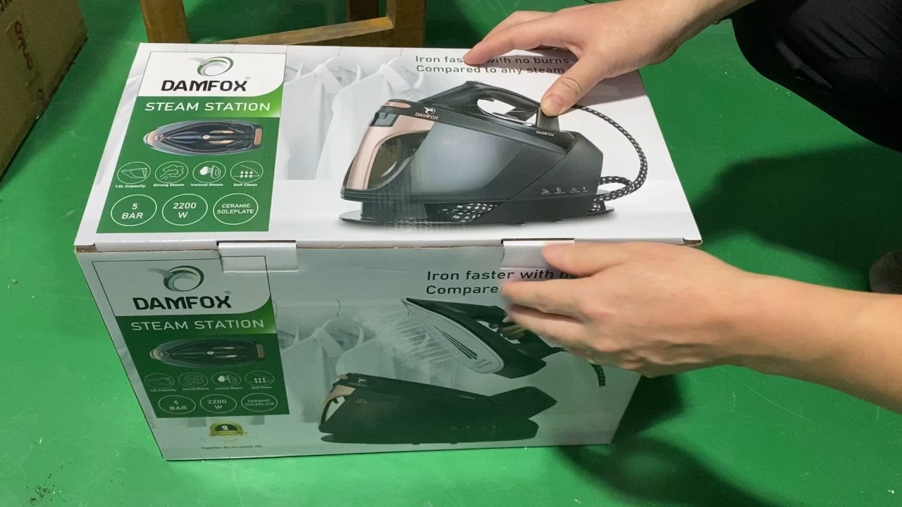 Steam Iron 3000w Anodized Soleplate Steam Station And Steam Generator Vapeur