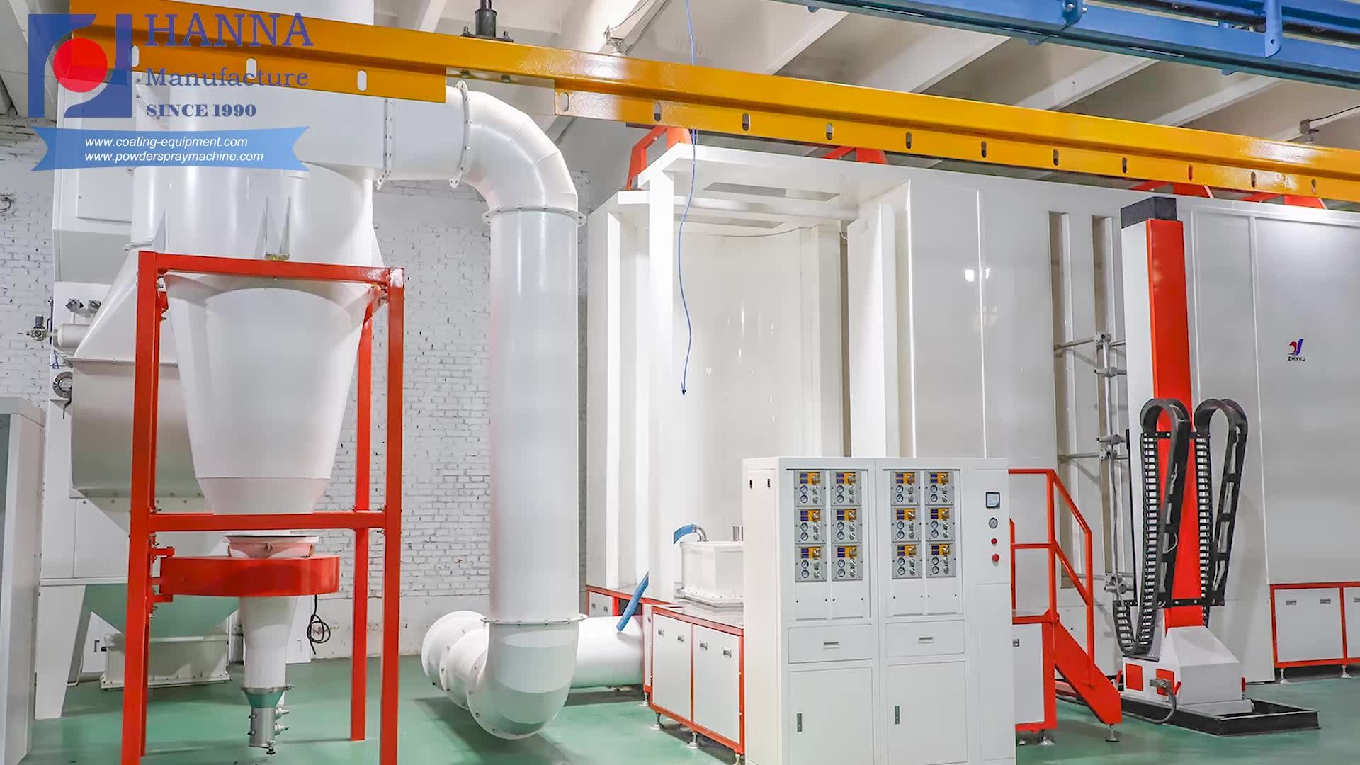 Powder Coating Painting Plant With Automatic Surface Pretreatment