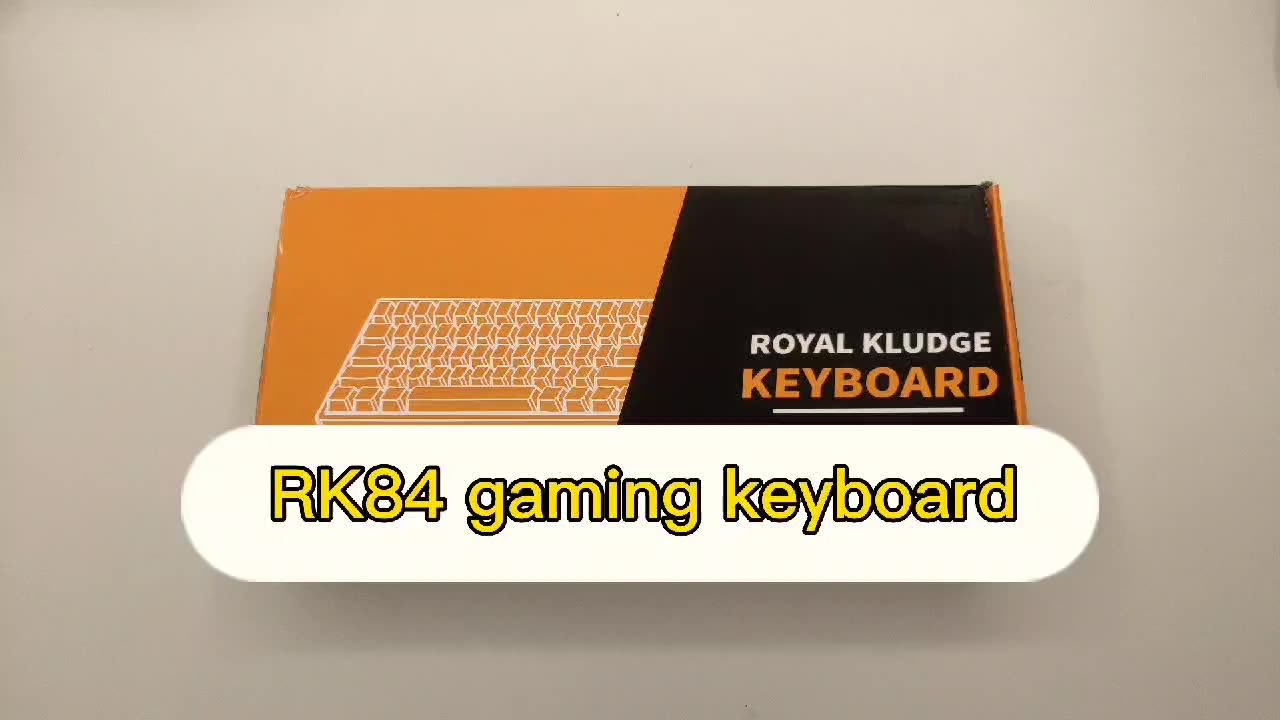 Rk84 Royal Kludge Rk857 Rk 84 Mini Rgb Wireless Mechanical Colorful