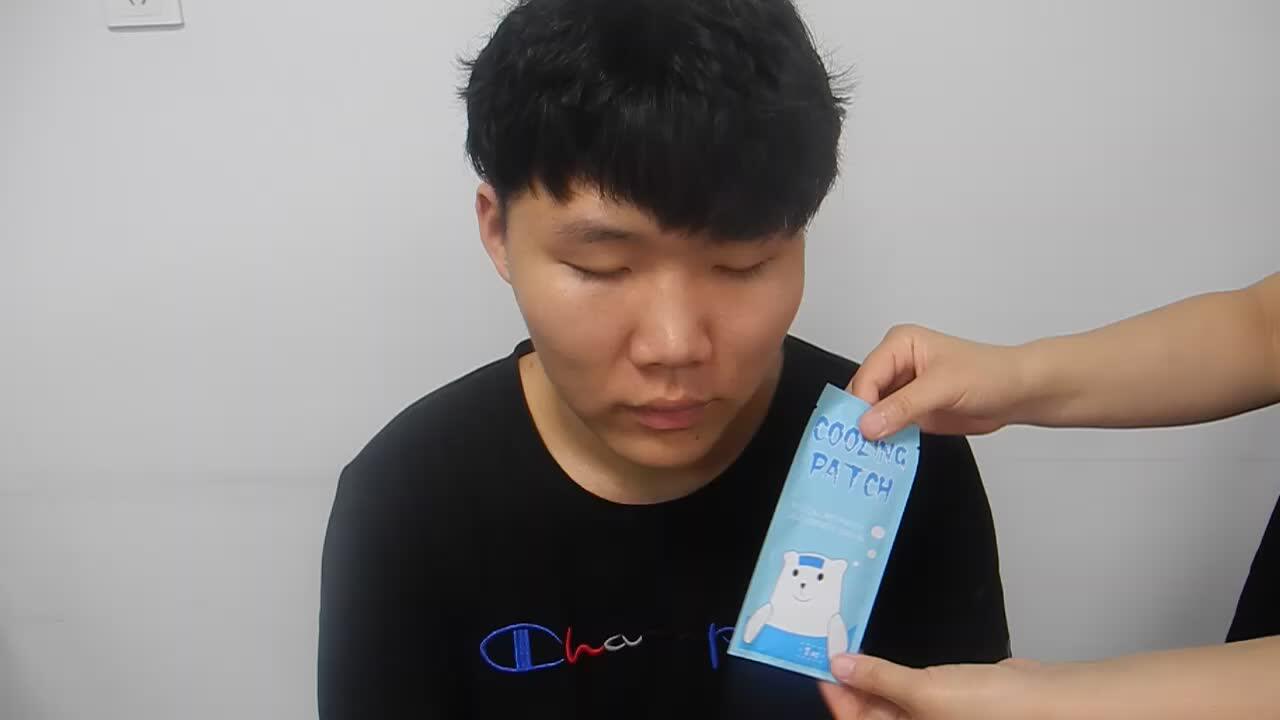 Head Cooling Pad Cool Down Kids Health Fever Clothe For Baby Headache Ice Cool Babi Patch Fabric