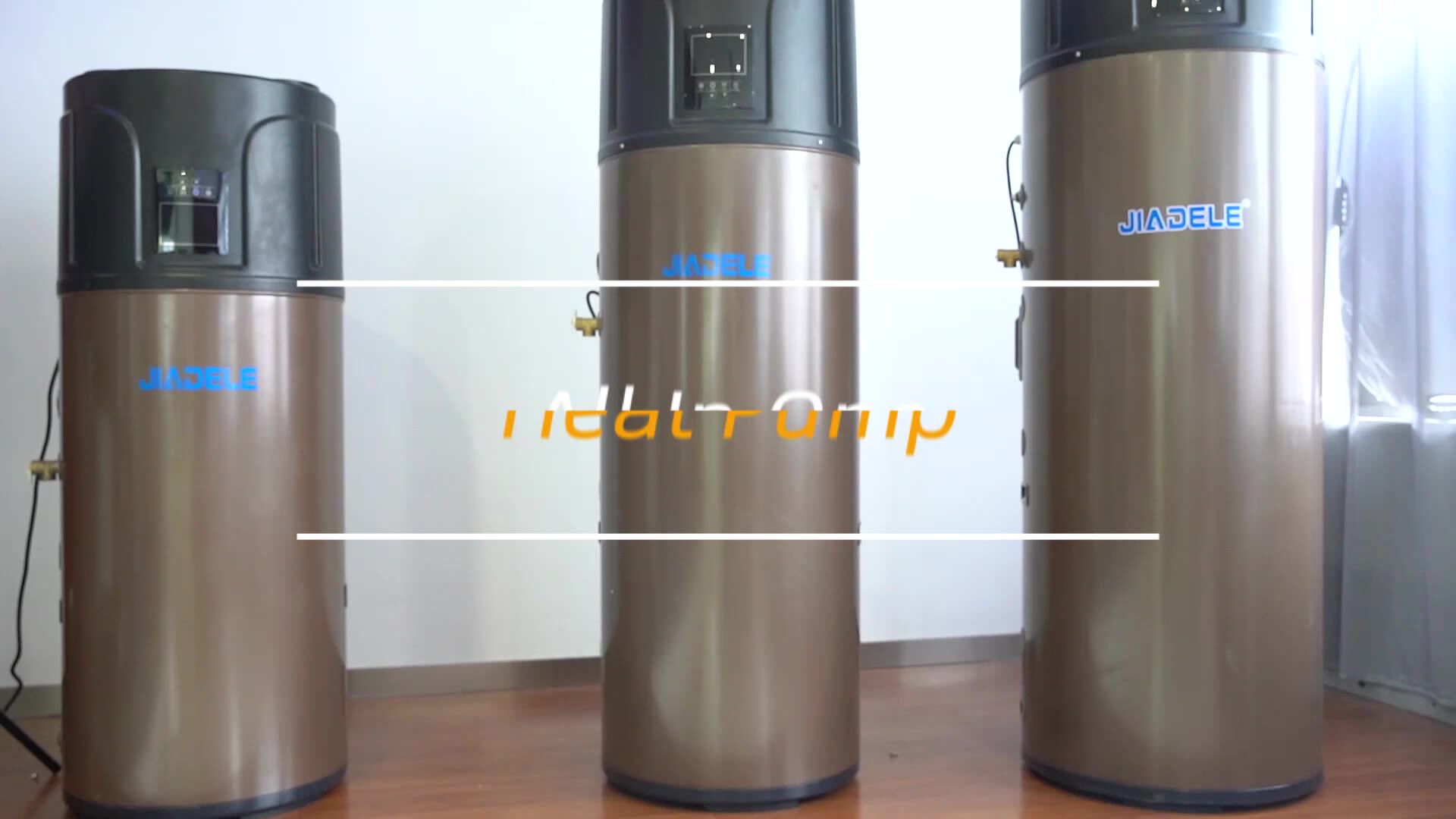 Jiadele R134a R290 Domestic All In One Hot Water Heat Pump Water Heater