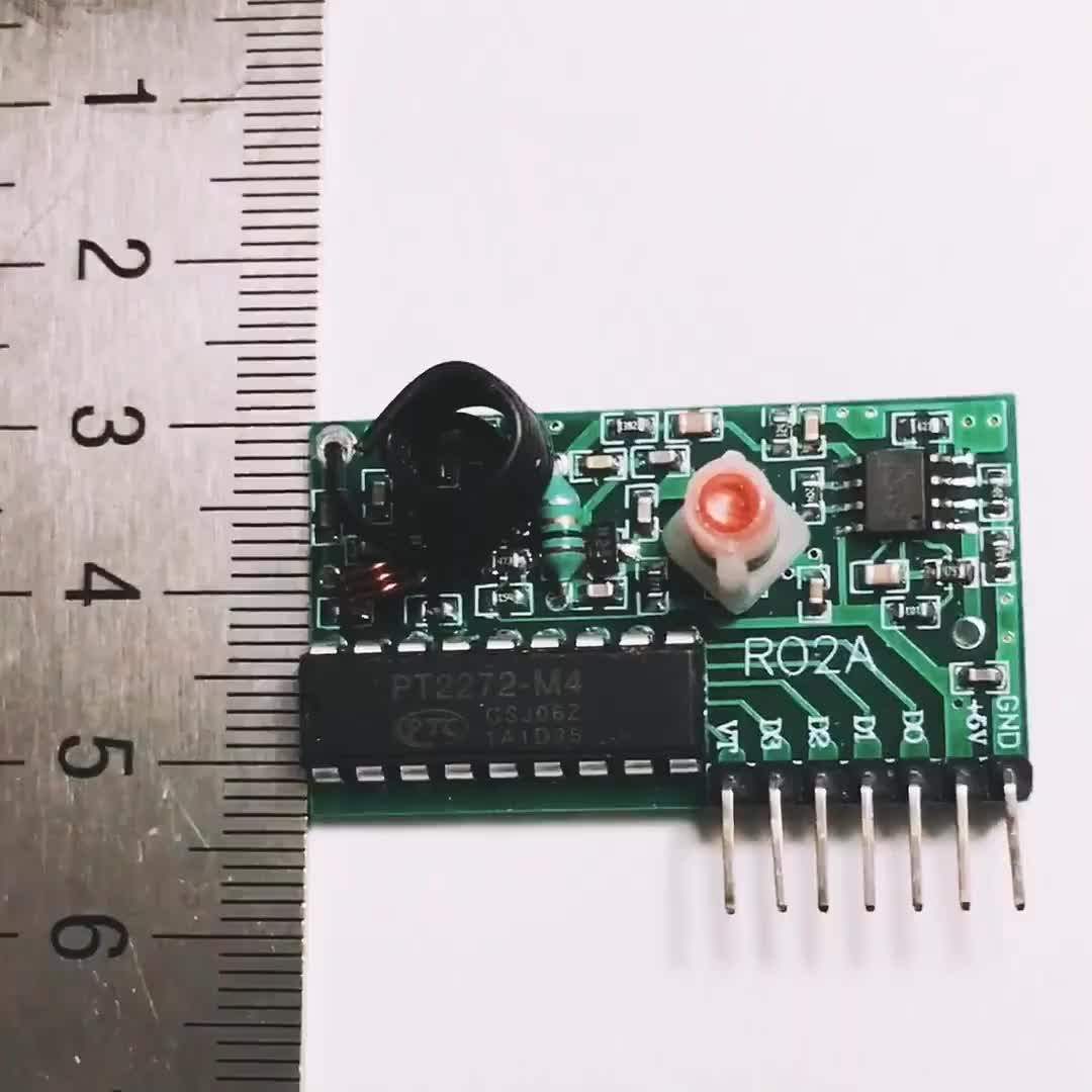 Taidacent R02a 4 Channel Super Regeneration Decoding Receiver Module ...