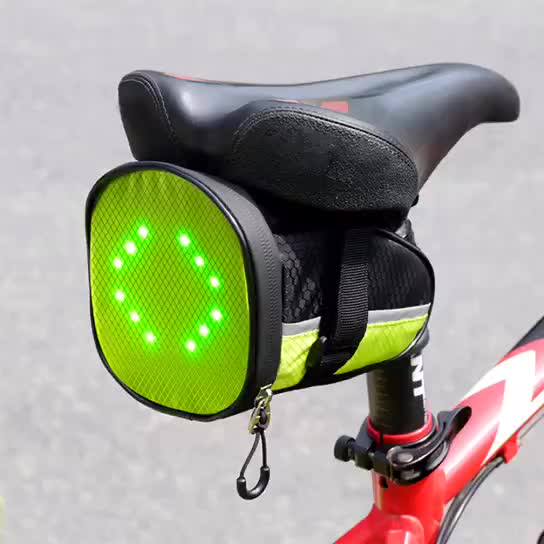 Led Warning Light Indicator Bike Tail Bag Buy Bike Tail Bag,Bicycle Tail Warning Light,Led